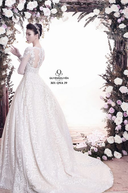 Váy cưới dáng A QNA 29