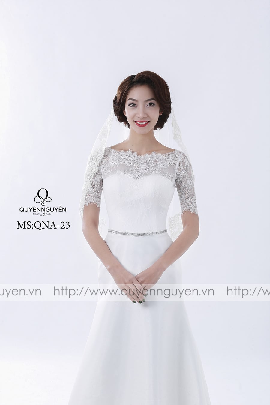 Váy cưới dáng A QNA 23