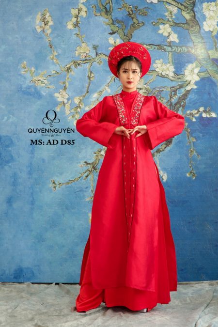 Áo dài cưới 4 tà độc đáo