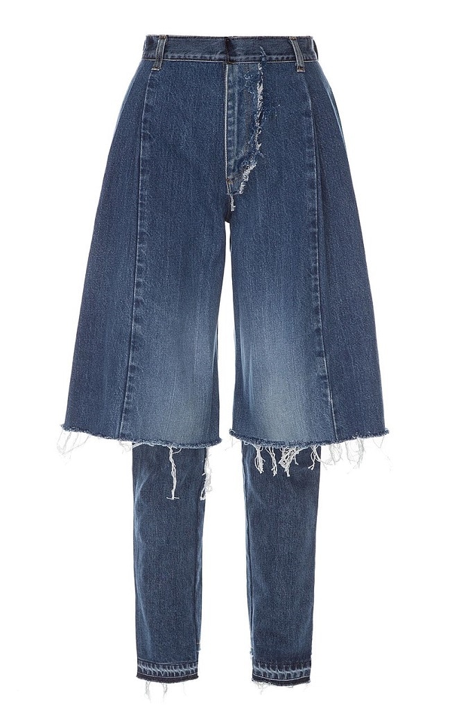 Quần Denim culottes
