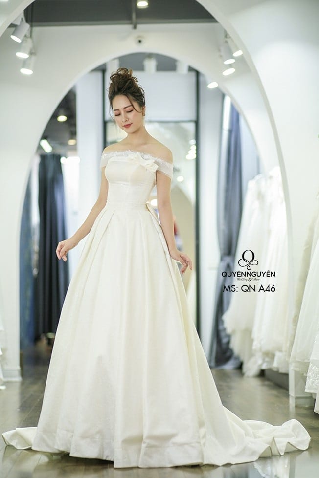 Váy cưới dáng A QNA 46
