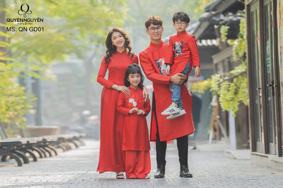 20 mẫu áo dài cách tân Tết năm 2019