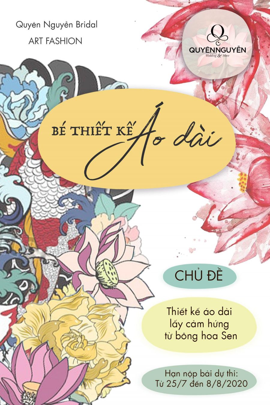 Cuộc thi vẽ áo dài – Thỏa sức sáng tạo dành cho bé dưới 15 tuổi 