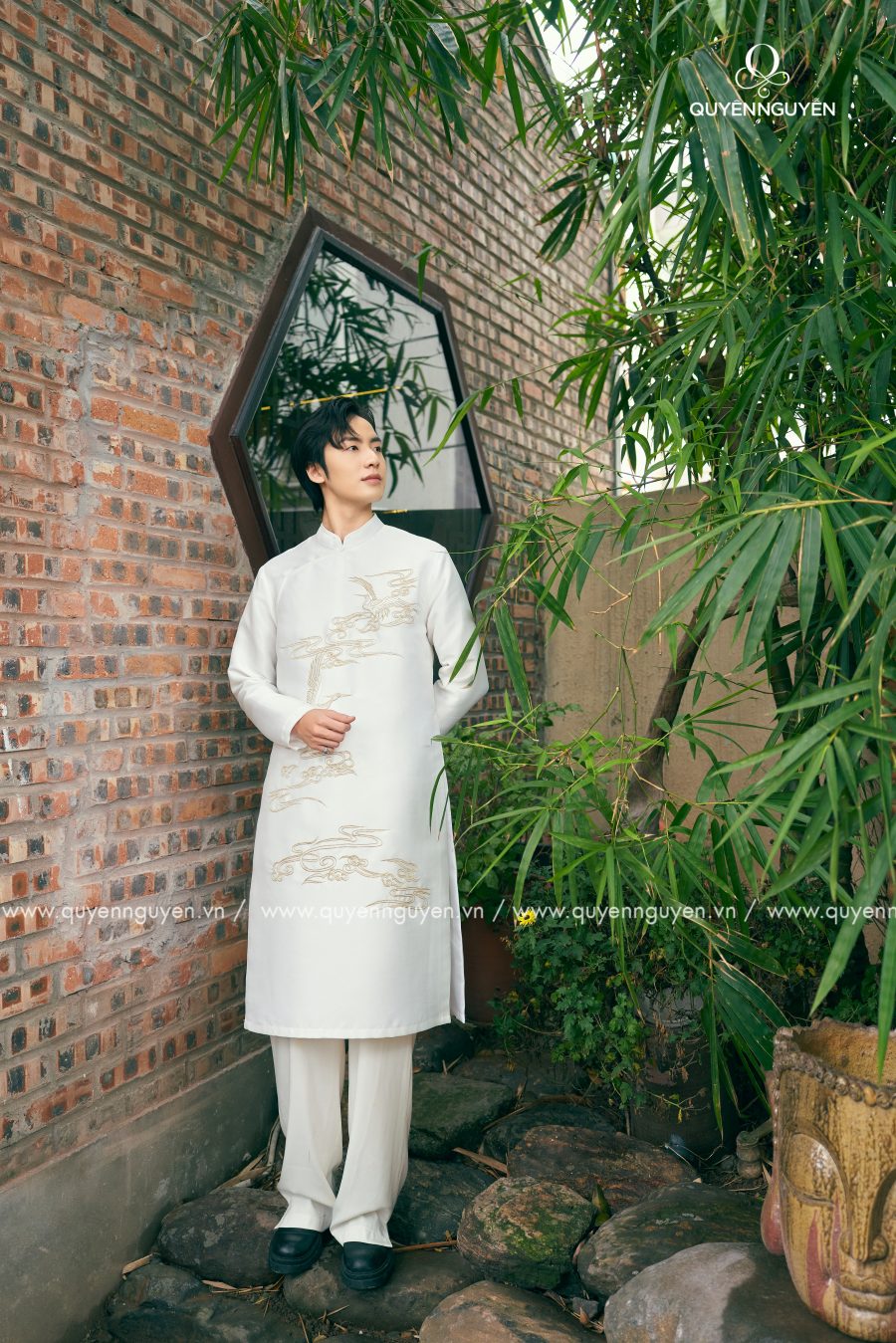 Áo dài nam Đại Vân
