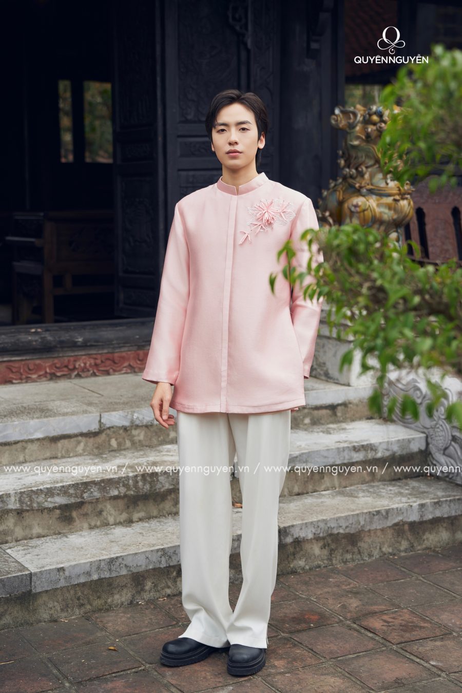Áo dài nam Nhất Tâm