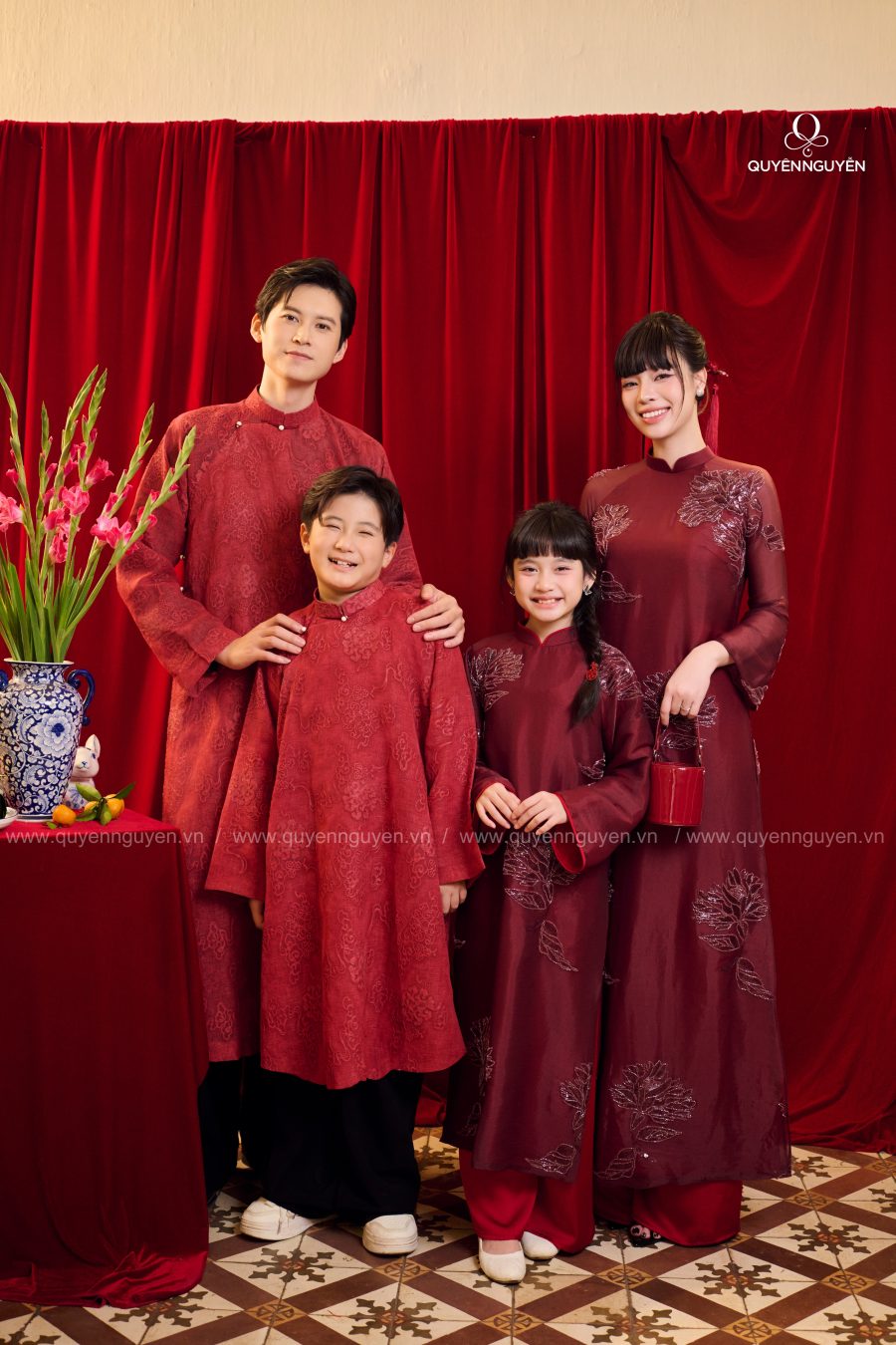 Set Áo dài Gia đình Sum Vầy