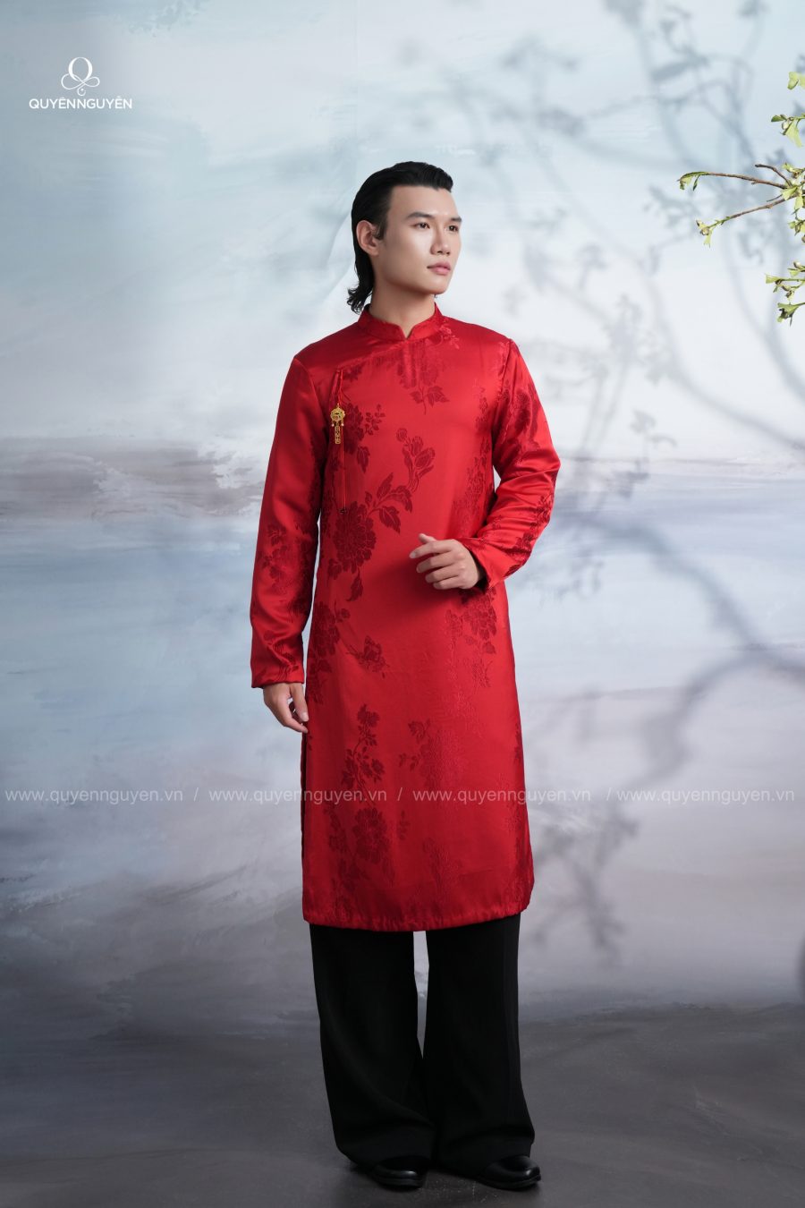 Áo dài nam Mộng Duyên 12