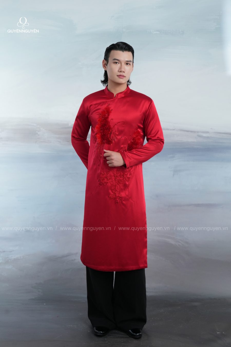 Áo dài nam Mộng Duyên 9