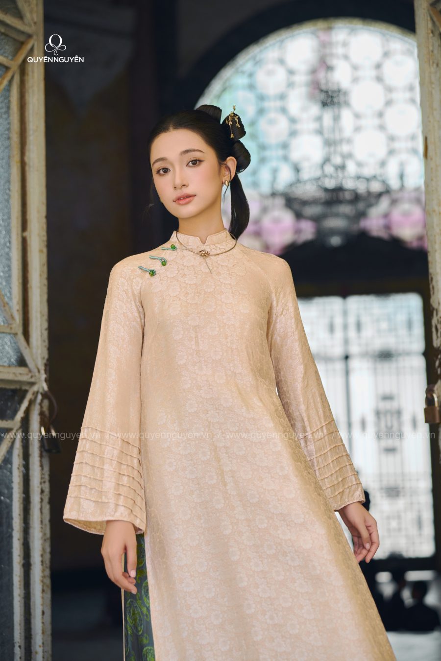 Áo dài Xẻ Tà 5
