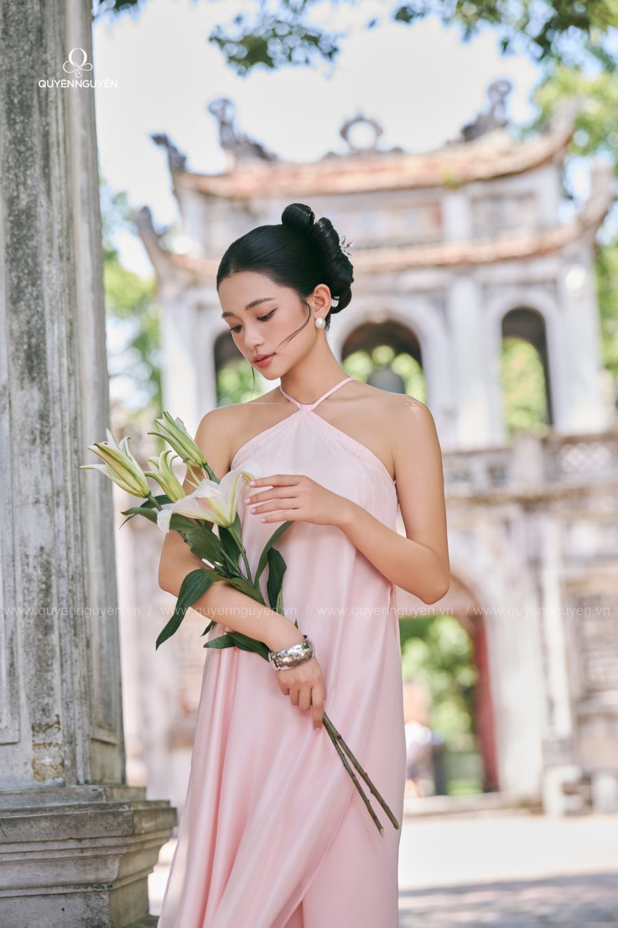 Áo dài Xẻ Tà 3