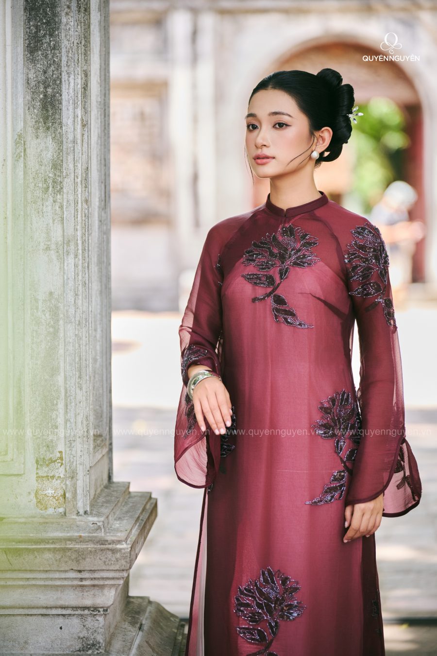 Áo dài Xẻ Tà 4