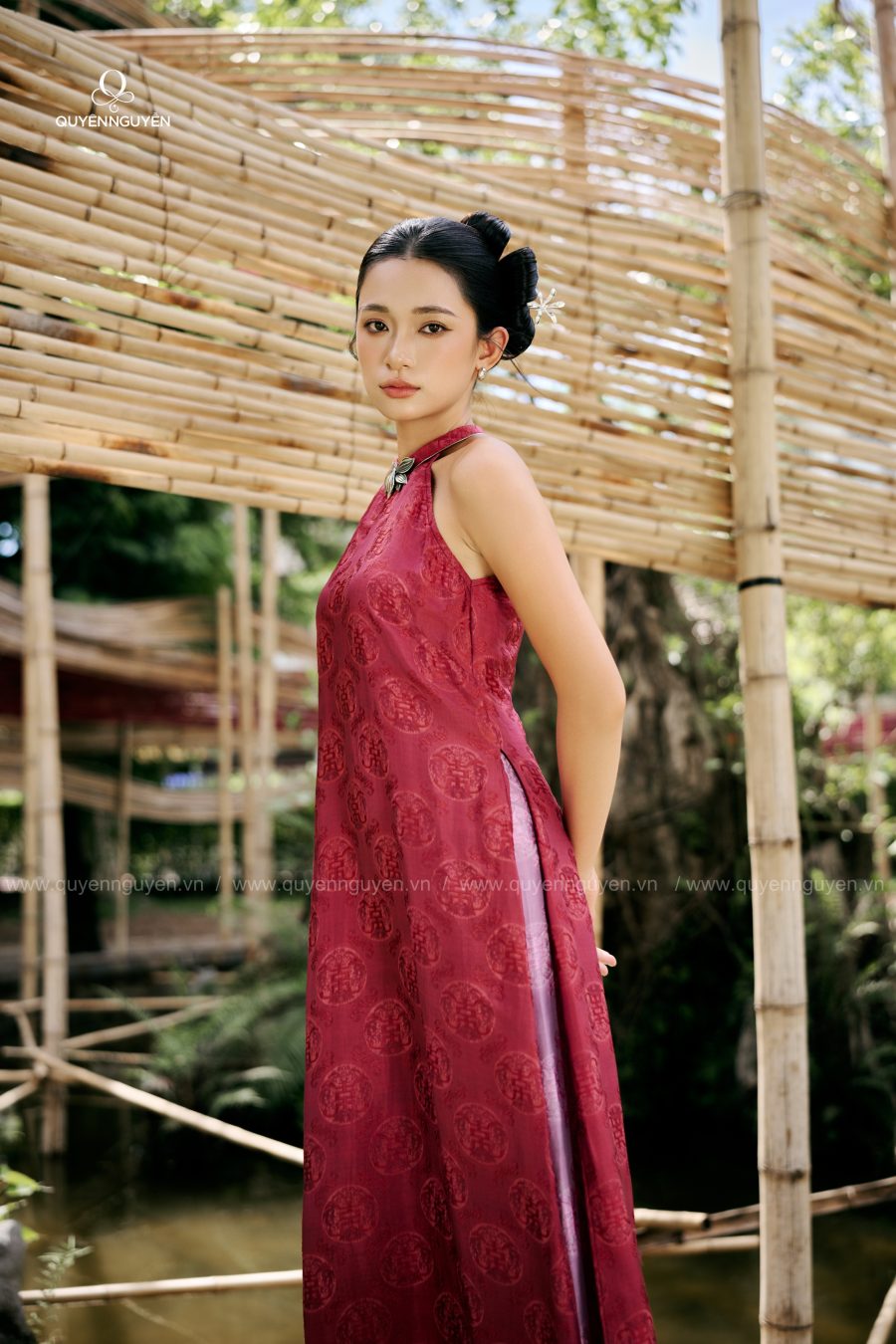 Áo dài Xẻ Tà 1